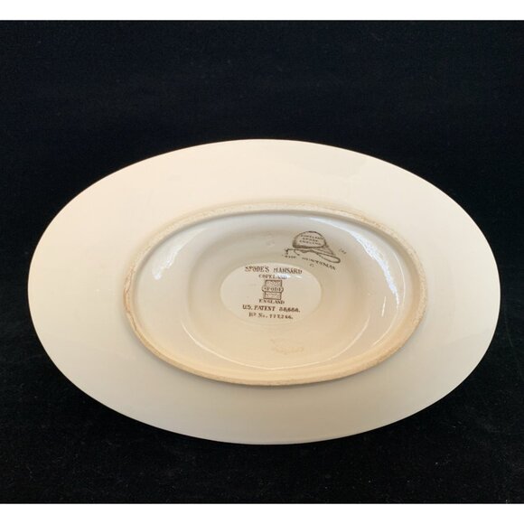 Spode Porcelain Gravy Boat w/ Attached Underplate J.F. Herring "The Huntsman" - Picture 10 of 13